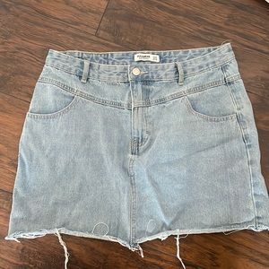 Denim Mini Skirt